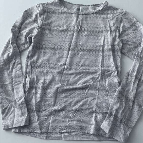 32 Degrees Girls' Grey Printed 2-Piece Pajama Set - Small - Picture 5 of 6